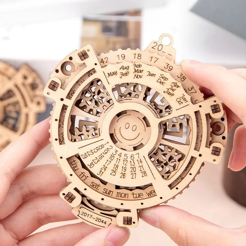 Puzzle 3D z drewna Kalendarz 21 elementów