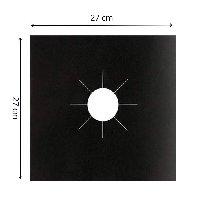 Zestaw 4 teflonowych folii na kuchenke wielokrotnego uzytku i zmywalnych