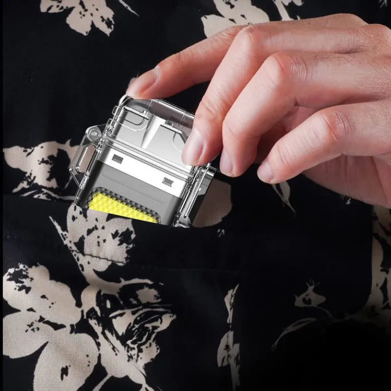 Elektryczna zapalniczka z latarką