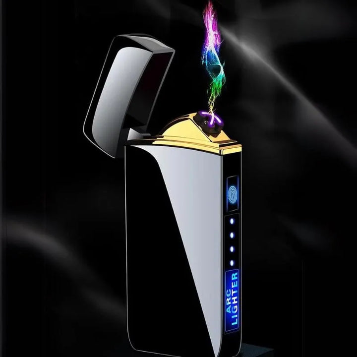 Zapalniczka LCD ladowalna z podwojnym lukiem