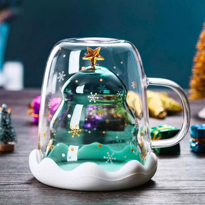 Kubek świąteczny z podwójnymi ściankami i pokrywką Oh-Brad-frumos