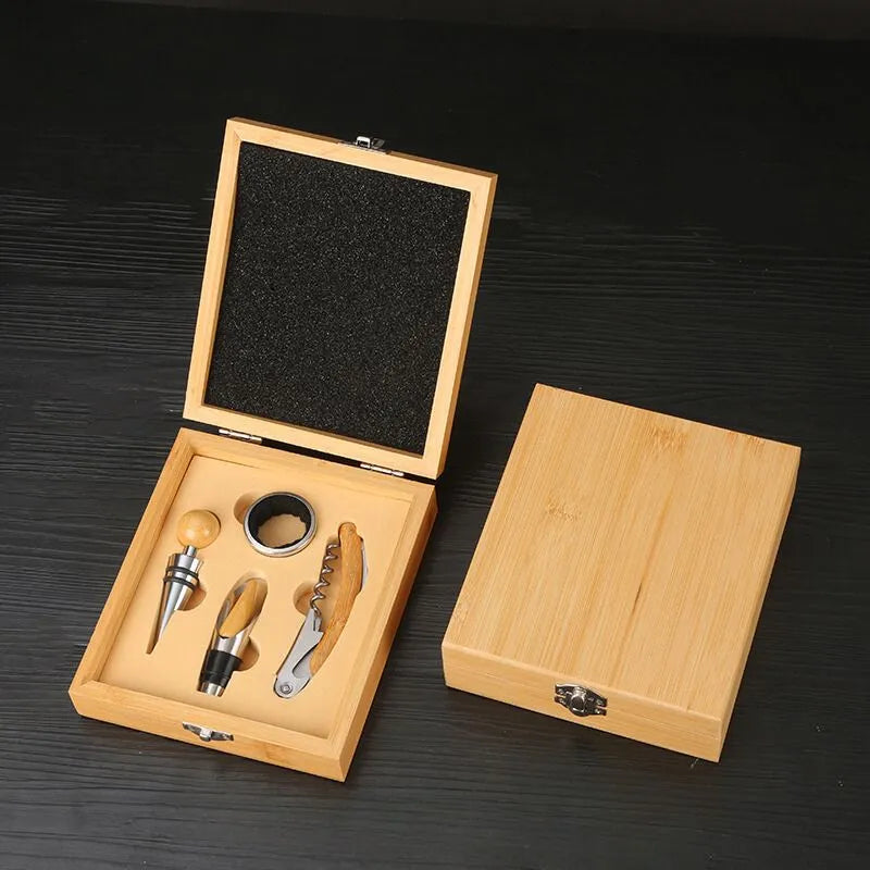 Pudełko prezentowe 4 akcesoria do wina