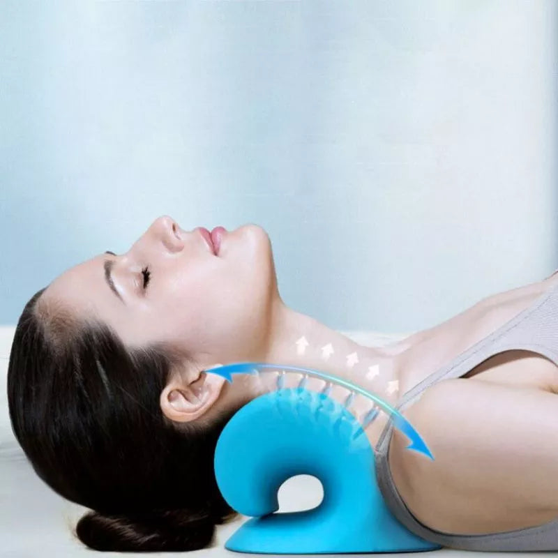 Poduszka ortopedyczna na kark dla relaksu kota i ramion