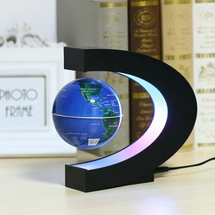 Magnetyczny globus ziemski z lewitacją i podświetleniem LED Forma C