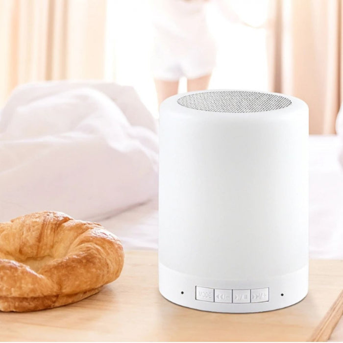Inteligentna lampka nocna LED z odtwarzaczem muzyki, wielokolorowa, sterowanie dotykowe