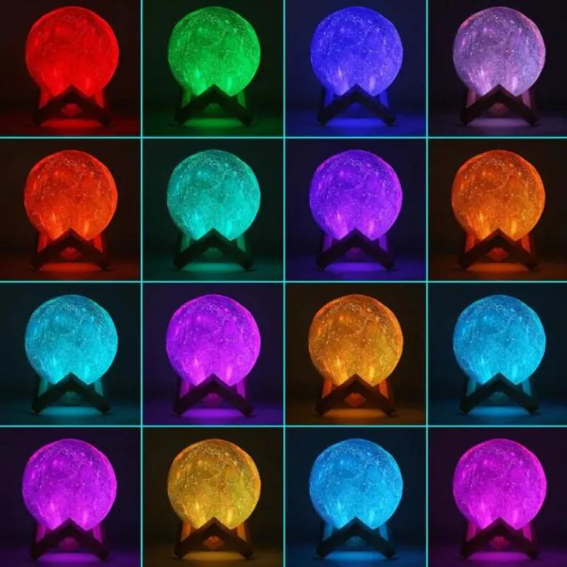 Lampa LED 3D Droga Mleczna XL 15cm 16 kolorów z pilotem