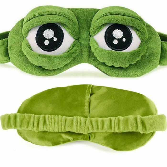 Opaska na oczy do spania – ciekawa żabka