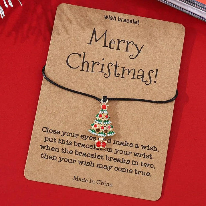 Zestaw 6 bransoletek świątecznych