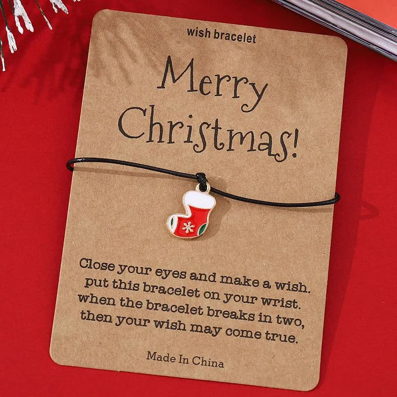 Zestaw 6 bransoletek świątecznych