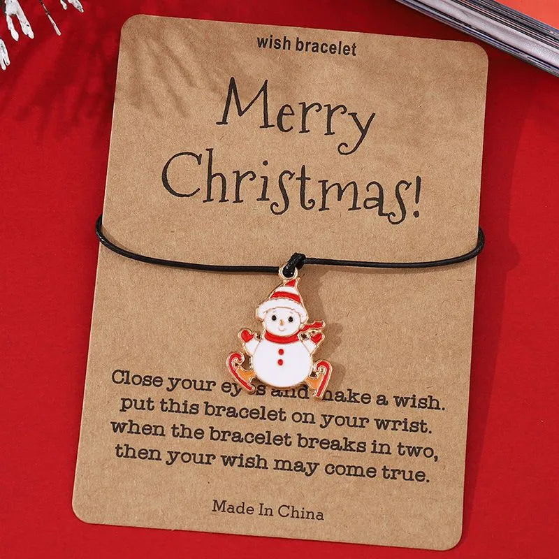 Zestaw 6 bransoletek świątecznych