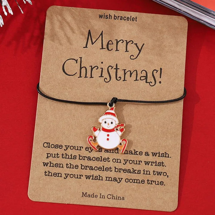 Zestaw 6 bransoletek świątecznych
