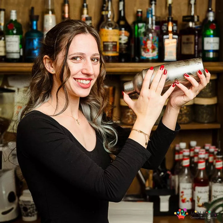 Zestaw prezentowy Cocktail Shaker Mixology z 11 akcesoriami 750 ml Srebrny