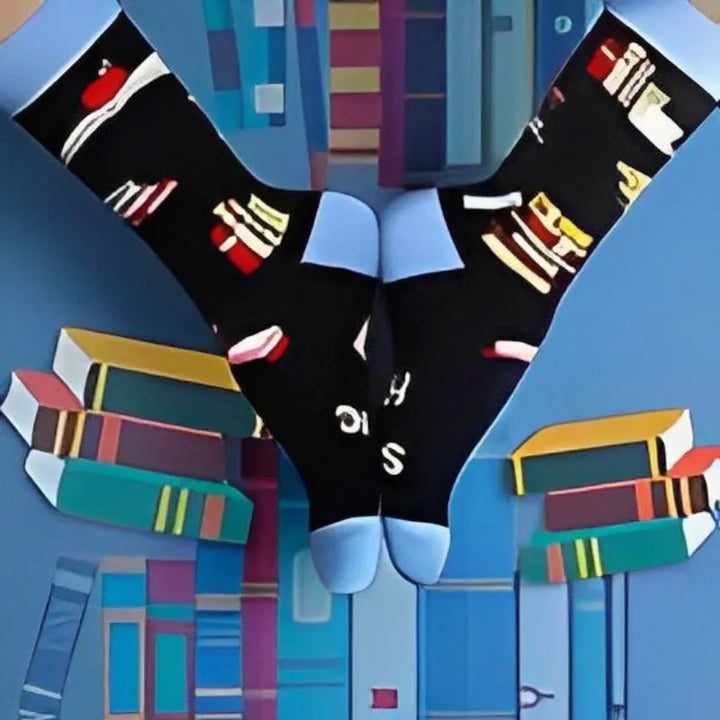 Zabawne skarpetki do czytania Shhhh I'm reading& Rozmiar 40-44