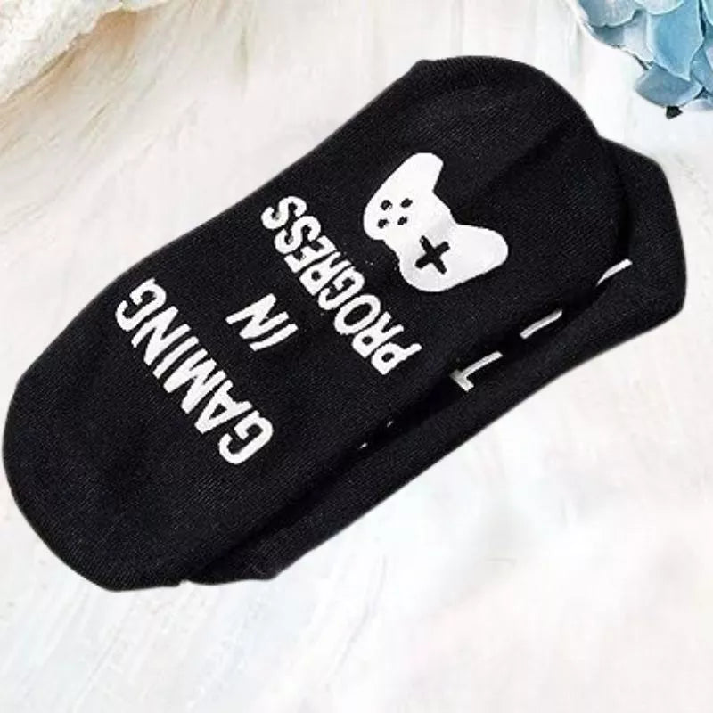 Zabawne skarpetki dla graczy Don't talk to me until I die