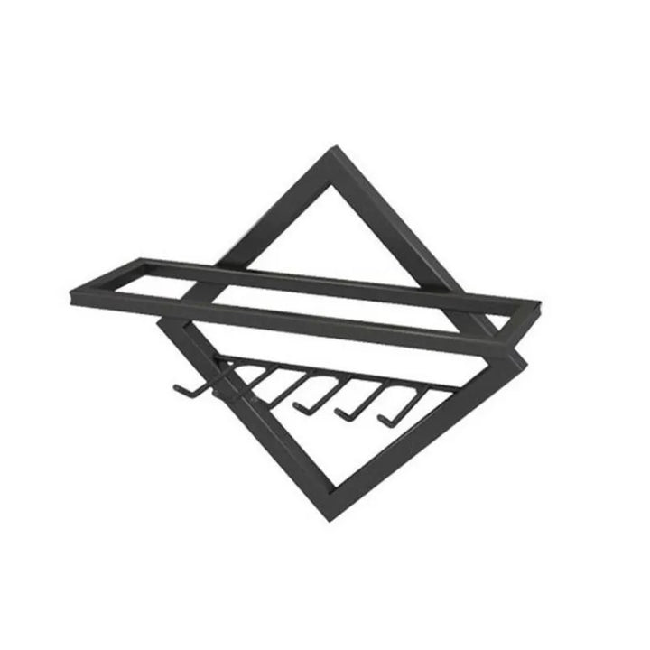 Uchwyt Scienny Na Butelke I Kieliszki Do Wina