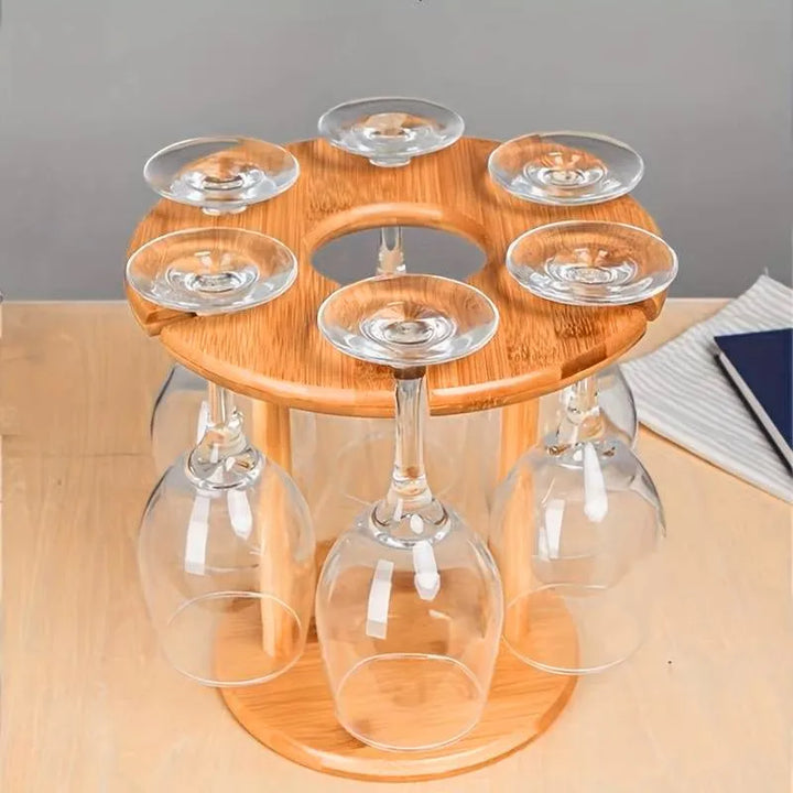 Stojak Na Jedna Butelke I 6 Kieliszkow Do Wina