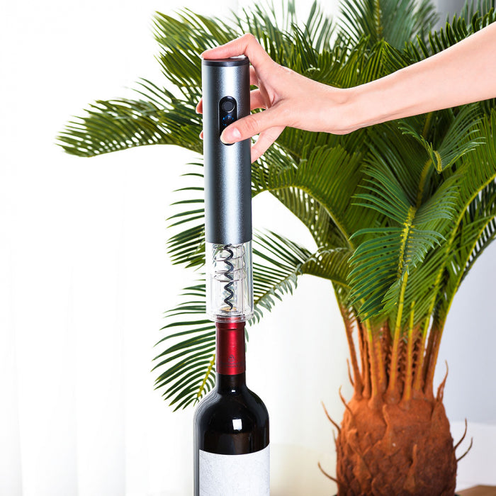 Korkociąg elektryczny z akcesoriami do wina zestaw 4 sztuki