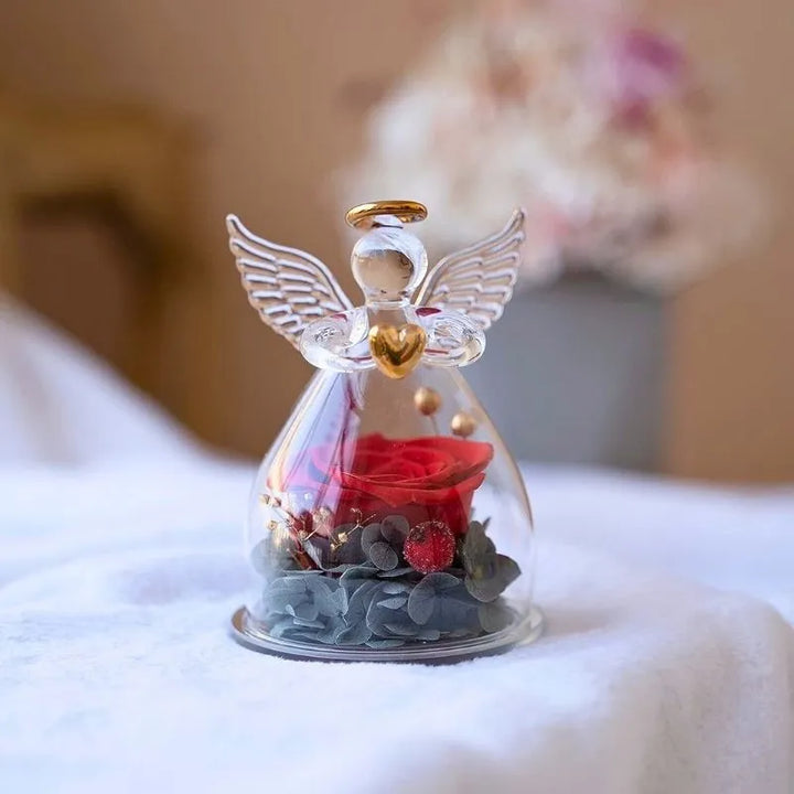 Róża kriogeniczna z aniołem stróżem