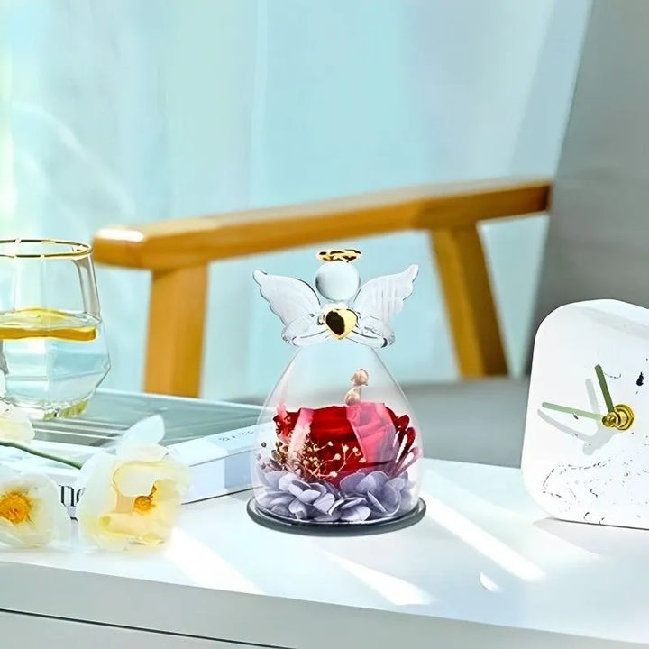 Róża kriogeniczna z aniołem stróżem