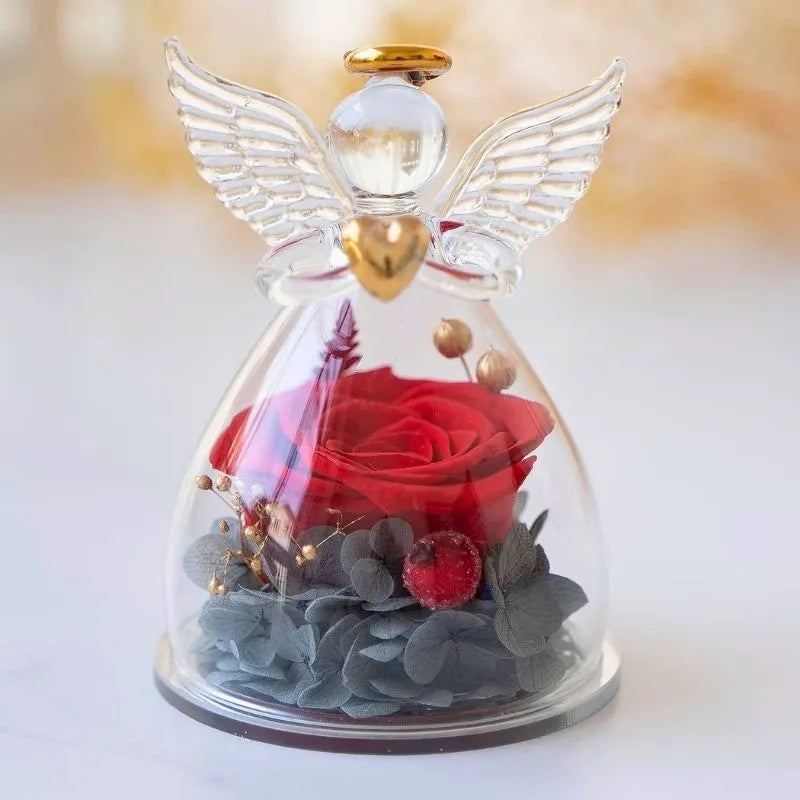 Róża kriogeniczna z aniołem stróżem